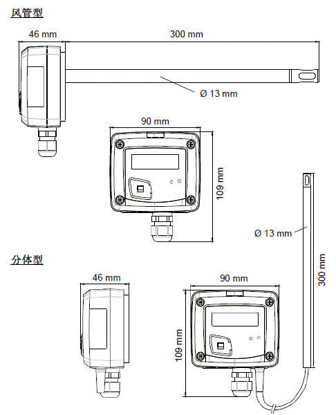 TH110溫濕度變送器